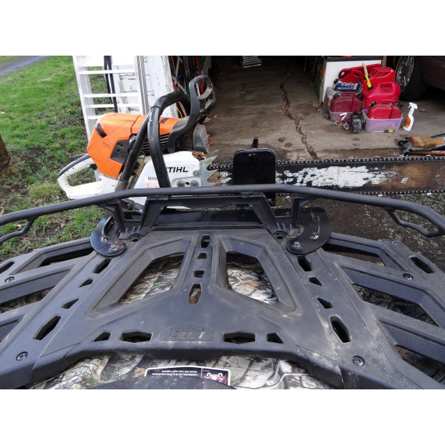 Atv Chainsaw Rack SawGrip | Can-Am ATV LinQ™ Rack Chainsaw Mount